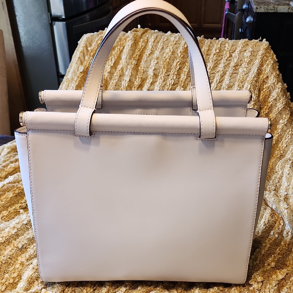 Kate Spade LIKE NEW Purse Satchel Medium Tote Bone White Cream - Picture 4 of 14